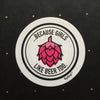 Pink Hop Badge Sticker